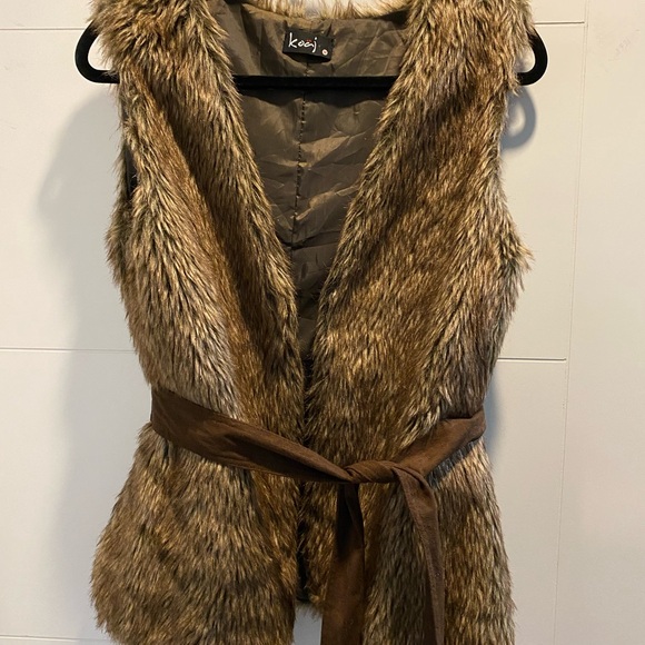 Women Vest Bodywarmer Browns - Picture 1 of 2